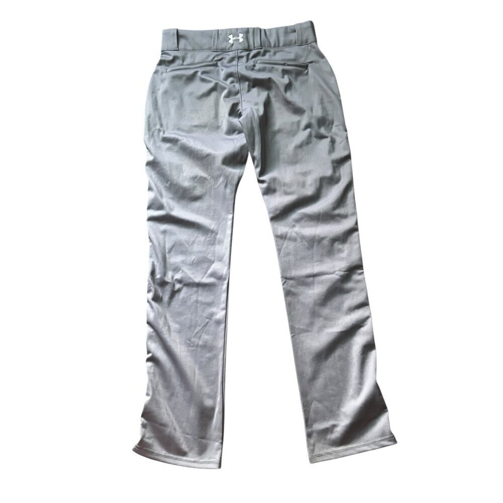 Under Amour Men's Medium Athletic Gray, White & Red Pants - Picture 2 of 5